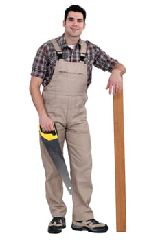 Portrait of a carpenter