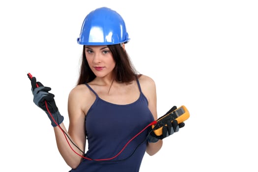 Female builder