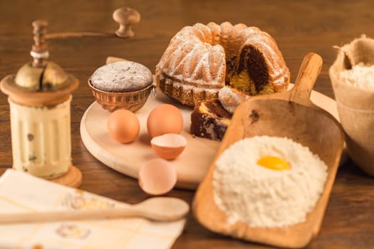 Baking cakes