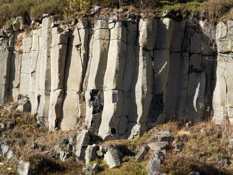 Image of the old basalt quarry in The Ore Mountains