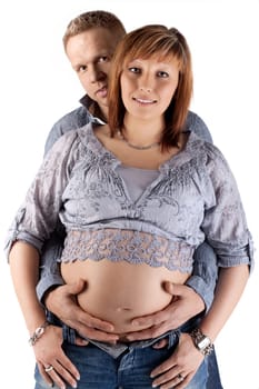 loving parent couple