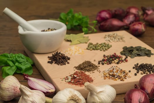 Spices in the kitchen