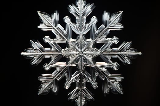 An artistic masterpiece showcasing the exquisite details and singular beauty of individual snowflakes, captured through the lens of macro photography, unraveling their complex, one-of-a-kind designs.