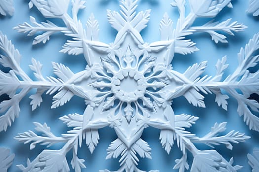 An artistic masterpiece showcasing the exquisite details and singular beauty of individual snowflakes, captured through the lens of macro photography, unraveling their complex, one-of-a-kind designs.