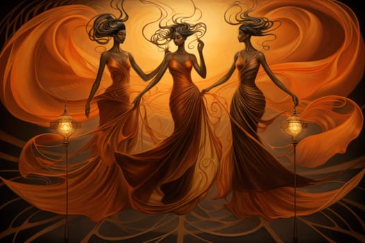 Immerse yourself in the realm of fantasy and behold the awe-inspiring sight of whirling sandstorm djinns.