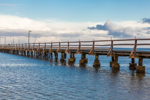 steg am wasser in the autumn ostsee sea sea clouds weather beach