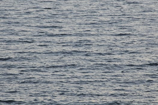 Blue Water Texture Pattern at Noon on the Atlantic Ocean