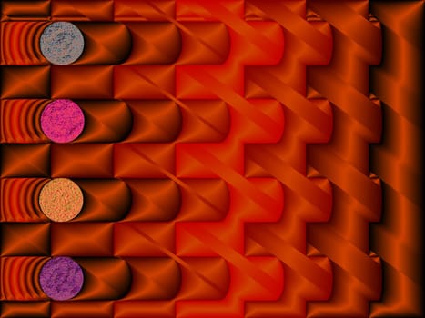 background out of colored little llustration