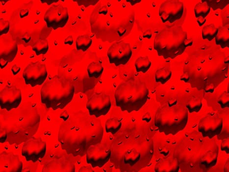 background out of colored little llustration