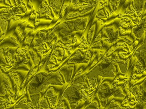 colored green background with a delicate structure