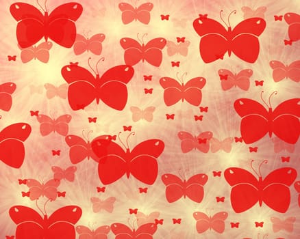 colored background with a delicate structure