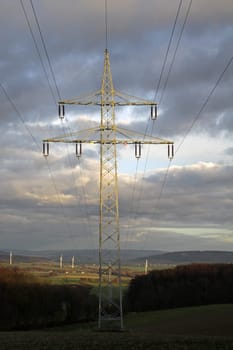 Power line to the Weser Uplands