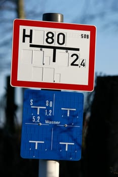 Signs supply lines