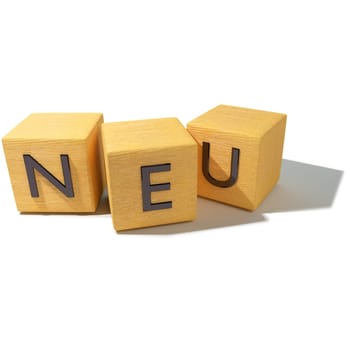 Wooden cubes with new