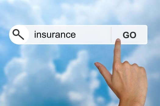 insurance button on search toolbar