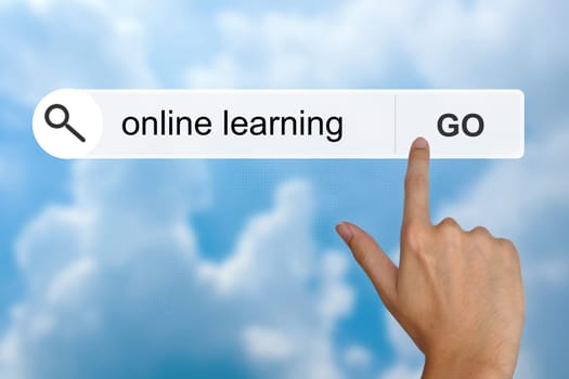 online learning button on search toolbar