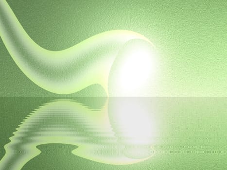 colored background with small pattern and lens-reflex