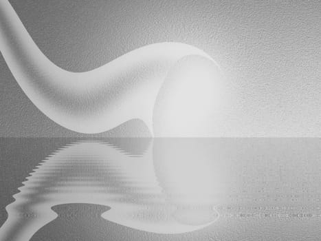 colored background with small pattern and lens-reflex