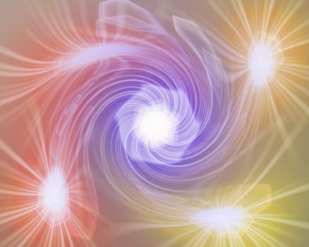 colored background with small pattern and small star
