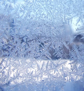 Abstract pattern on a window