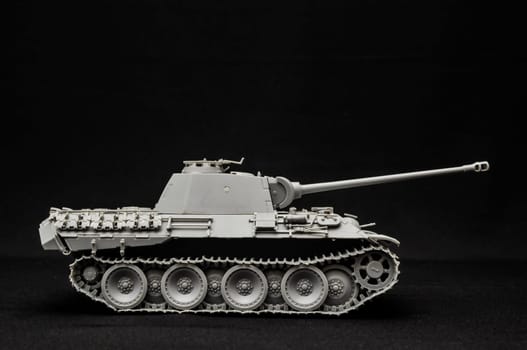 Tank. Track tank from the Second World War. Fighting vehicle.