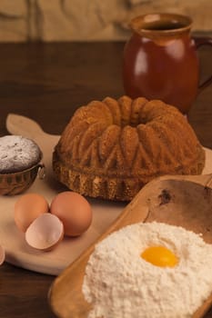 Baking cakes