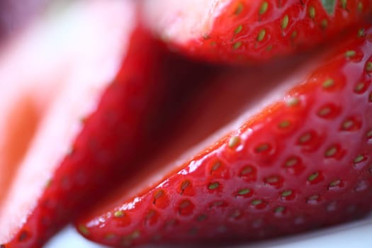 extreme closeup of ripe berries