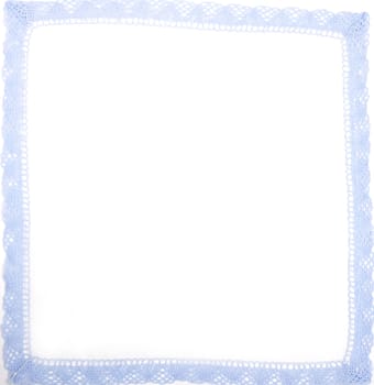 Cloth crocheted with edge