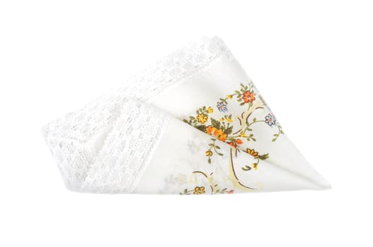 Cloth with flower decoration