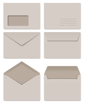 Collection - Envelopes grey