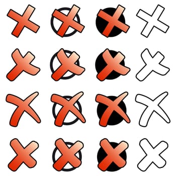 Collection - Red Crosses