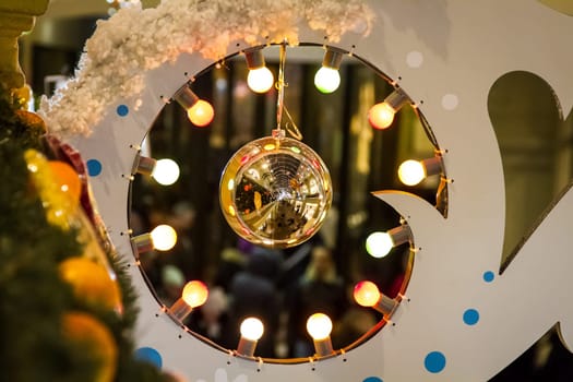 Christmas bauble with lights