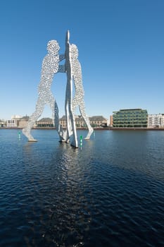 Molecule Men Portrait Statue