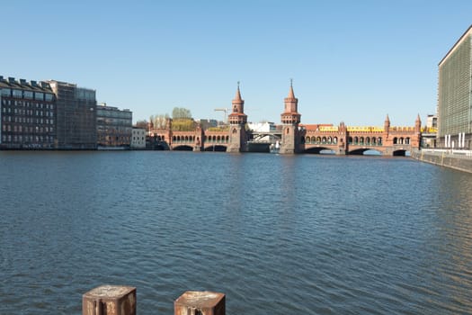 Oberbaumbrücke over the Spree in Berlin