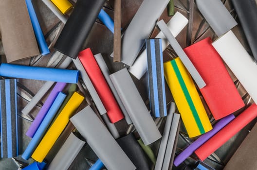 Set Heat Shrink Tubing to protect cables isolation, a close up