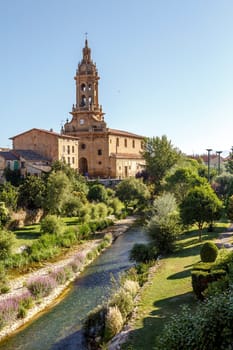 Parish church of San Miguel in Cuzcurrita, La Rioja Spain