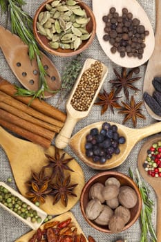 Fragrant ingredients to season and cook