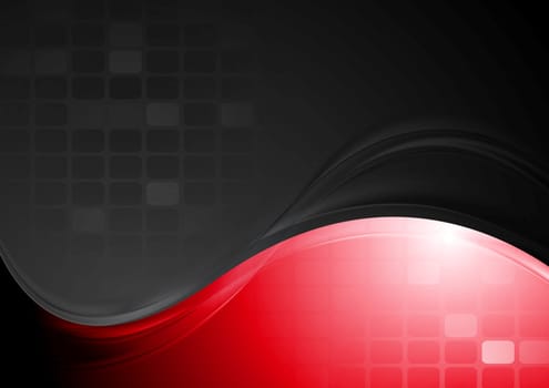 Abstract technology design with waves
