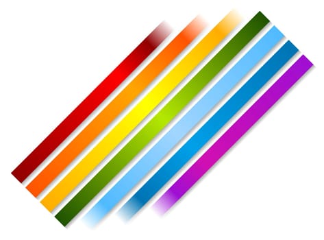 Abstract rainbow stripes vector background