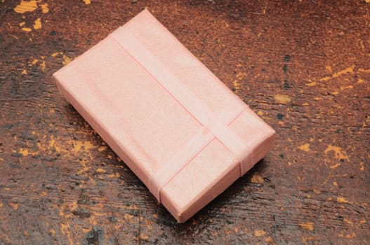 Classic Pink Paper Gift Box with Bow