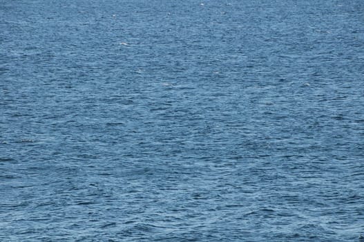 Blue Water Texture Pattern at Noon on the Atlantic Ocean