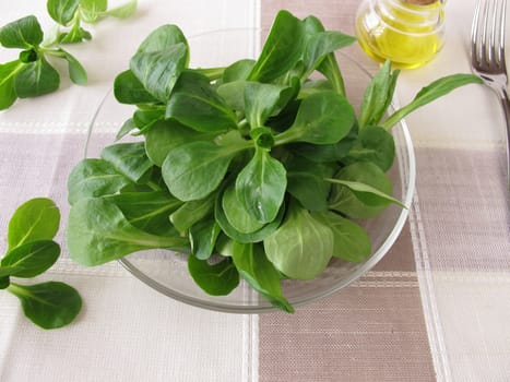 A bowl of field salad