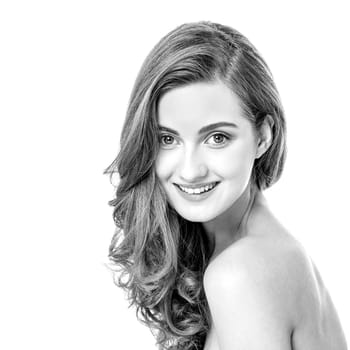 Sexy young flirtatious female model