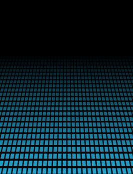 Background perspective with blue boxes