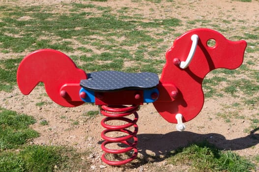 Detail of a playground