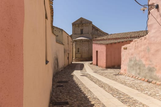 Romanesque church located in a small village in Sardinia