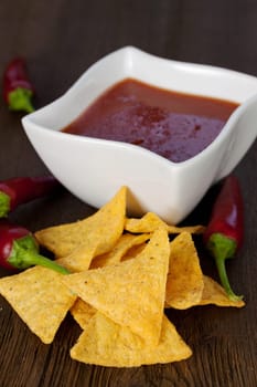 fiery tortilla chips