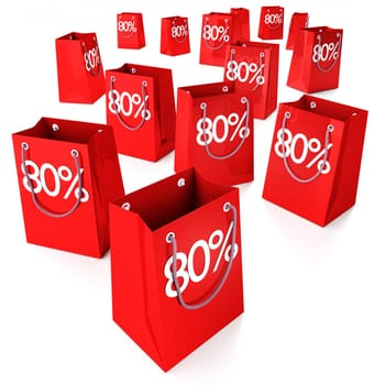 Shopping bags 80%