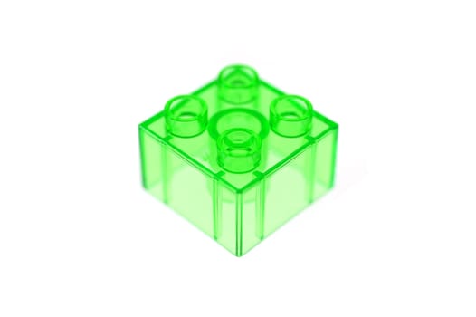 A building block isolated against a white background