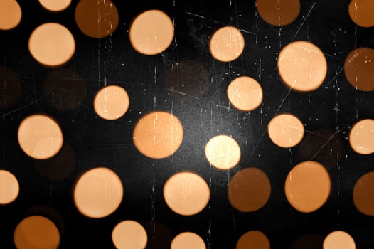 An abstract image of christmas lights blurred